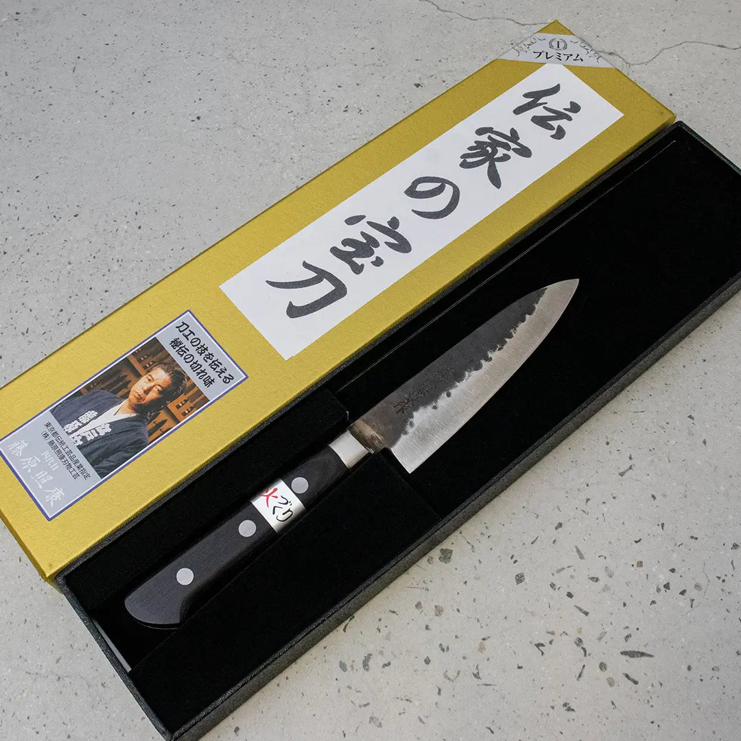 Fujiwara [Denka] Petty (Utility Knife) 120mm - Western Handle: