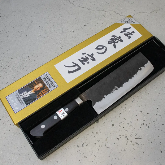 Fujiwara [Denka] Nakiri Knives (Vegetable Knife) 165mm - Western Handle: