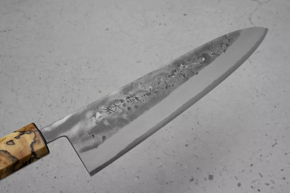 Ohishi x Brook Turner Gyuto (Chefs Knife) Blue Steel #2, 210mm No.6 (2022 batch)